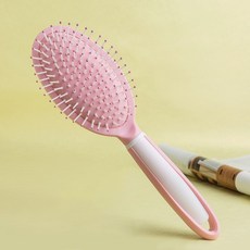두피마사지기 컬링아이론 다치지않는 두피 벗겨짐방지 피부관리 안마 경락 드라이기 접이식차 정전기 넓이, 기본, T07-(핑크)타원 기낭빗