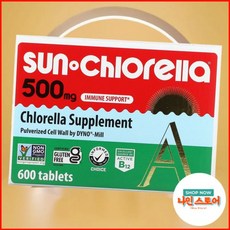 선 클로렐라 500mg 600정, 1개