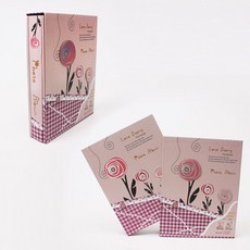 209 호돌룰루 / MSTORY 장미 50매 포켓 사진앨범 5x7앨범 1P 사진보관 미니앨범 일반포토앨범