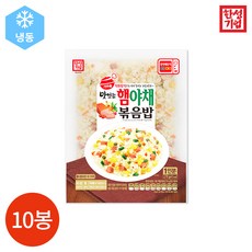 한성기업 맛있는 햄야채 볶음밥 270g x 10봉, 단일