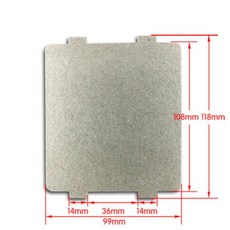 호환 마이크로웨이브 오븐용 예비 부품 Midea 자전관 캡 플레이트 마이카 시트 9.9x10.8cm 5 개