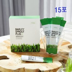 새싹보리분말 스틱 국내산 100% 친환경 새싹보리 보리싹 어린 보리순 보리잎 뿌리 차 가루 수경재배 발아보리 녹즙 식이섬유 베타글루칸 가바 홈쇼핑 15포