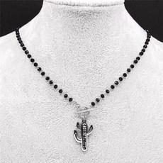 유색초커목걸이