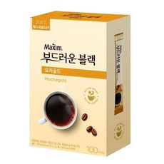 맥심 모카골드 부드러운 블랙 커피믹스, 2.7g, 100개입, 2개