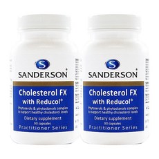 샌더슨(Sanderson) 샌더슨 콜레스테롤 FX 90 캡슐 X 2개, 180캡슐, 1세트
