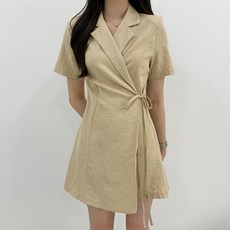 린넨미니원피스