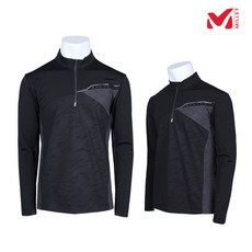 밀레 로부트 집업 티셔츠 MXOFT-003 블랙