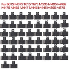 자전거 브레이크 패드 M515 쌍 세미 M395 M575 송진 B01S M525 M416 M486 M475 T675 M415 T615 메탈 60 시마노호환 6, 08=60pairsemimetal01B