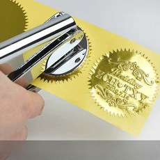 Vitagrano 엠보싱스탬프 아트 디자인 볼록 가죽 청첩장, 1개, A