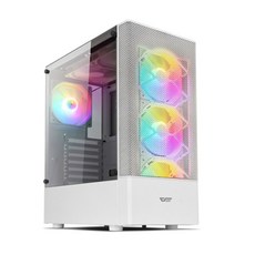 게임용 컴퓨터 롤 오버워치 로스트아크 인텔 i7 8700 RTX2060 SUPER 게이밍 가성비 조립PC 본체, 블랙 ABKO G15 세이퍼 LED