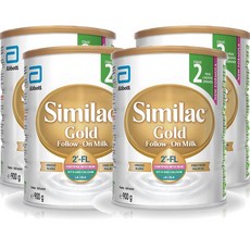 Similac Gold 시밀락 골드 팔로우 온 밀크 2단계 분유 900g 4팩