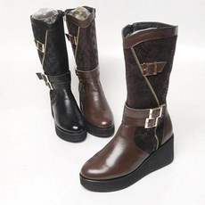 양가죽롱부츠