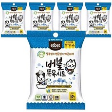 에티펫 버블 목욕시트 휴대용, 5개, 10개입
