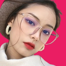 빈시엔 뿔테 안경 투명 안경테
