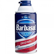 Barbasol 원래 두꺼운 리치 크림 남성용 면도 크림 10 온스, 단일상품