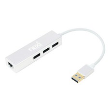 NEXI USB3.0 3포트 USB허브+기가비트랜 NX409-1 USB 랜 허브 무전원 ckf*406Ks, 본상품선택, 본상품선택
