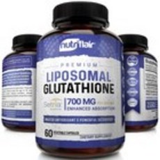 NutriFlair 뉴트리플레어 Liposomal Glutathione 리포솜 글루타티온 세트리아 해독 심혈관 뇌 면역 60정, 1개