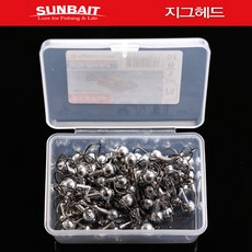 썬베이트 지그헤드 대용량 루어바늘, 1/16oz, 1개