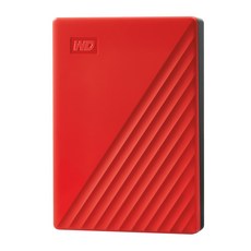 WD 마이 패스포트 모바일 드라이브 USB 3.0 외장하드 2.5인치, Red, 5TB