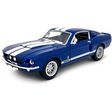 1967 포드 쉘비 머스탱 GT500 다이캐스트 모델 경주용 자동차, 1개