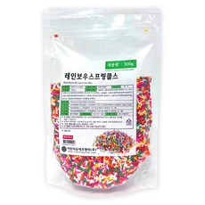 기타 레인보우스프링클스 300g 레인보우 스프링클 아이스크림 제과 제빵 토핑, 1세트