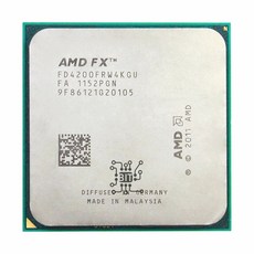 시리즈 코어 3 FX 4200 소켓 AM3 GHz 4200 프로세서 CPU 3 쿼드 AMD FD4200FRW4KGU FX