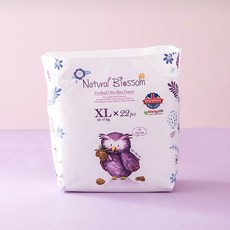 네추럴블라썸 [네추럴블라썸] 초박형 팬티기저귀 XL 특대형 22매X4팩, 단품없음