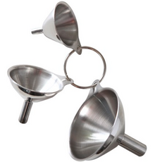 스텐레스 다용도 깔때기 3종 세트 S114, SILVER, 5세트
