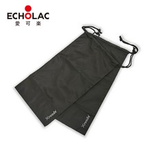 ECHOLAC 콜라를 사랑하고 있다 XROADS 신발주머니 먼지 방지 신기 휴대 여행용파우치, 블랙