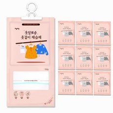 하늘예린 옷장뽀송 옷걸이 제습제 1box, 150g, 10개