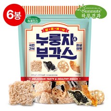 빠삭칩누룽지&부각스240gX3봉, 240g, 6개