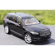 1/18 새로운 볼보 XC90 SUV 합금 다이 캐스트 금속 자동차 모델 소년 크리스마스 선물 장난감 컬렉션 원래, 01 Black