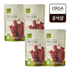 [올가] 직화구이 돈육포 4개 (50g), 50g