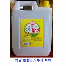 MDF9261 업소용 식자재 옛날 흰물엿(오뚜기 10k) 조청/올리고당/물엿/쌀조청, 1개