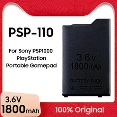 리튬이온배터리 충전용 건전지 폴리머 18650 소니 PSP-110 휴대용 콘솔 리튬 충전식 배터리 PSP-1001 PSP 1000 PSP1000 FAT 플레이스테이션용 1800m, [01] 3.6 볼트, 01 3.6 볼트