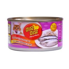 미유미유 고양이 젤리 간식캔 185g 12캔, 참치-치어 혼합