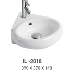 이룸몰 벽걸이코너세면대 IL2018, 50개