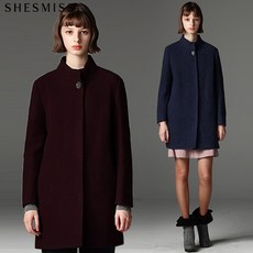 [쉬즈미스] 기품있는 마틸다 울저지 싱글 코트 택가격:478000원
