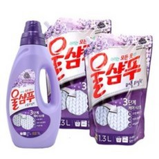 울샴푸 퍼플 라일락 용기1개+리필2개, 3세트