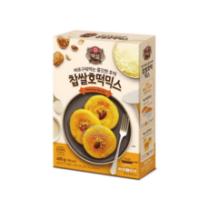 백설 찹쌀호떡믹스, 400g, 10개