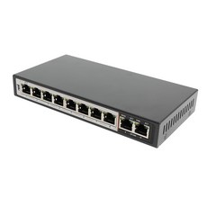 넥시 8 PoE+2 Uplink PoE스위치 96W NX1004