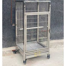 앵무새 새장 1200 대형 사육장 120x120x180cm 잉꼬 둥지 분양장 케이지, 1개, 80x50x110cm 고급형