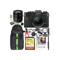[미국] 872361 Fujifilm X-T30 Mirrorless 4K WiFi Camera + XF 18-55mm Lens Kit + Travel Bundle, 단일상품
