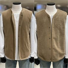 [현대백화점][프로젝트M] [EPA4VP1500A] 베이직 코듀로이 보아 리시블 ？ 양면？스트 조끼