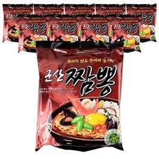 군산짬뽕라면, 10개