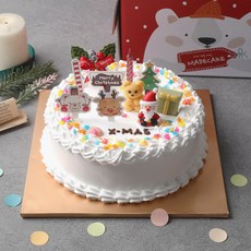 크리스마스 (2호초코데코) 케이크 만들기 세트 -(지정일요청시 배송메모에 휴대폰번호 작성) 키트 DIY 생일, 크리스마스 (2호초코데코)+다크펜