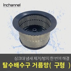 인올 코스모 구형모델 싱크대 음식물 자동탈수기 배수구 원형기둥 거름망 스테인레스 ICM-029, 코스모_자동탈수기 거름망/스텐/원형기둥_ICM-029, 1개