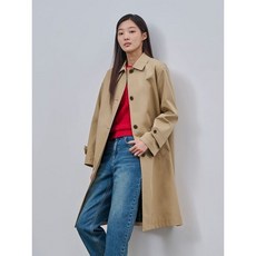 [백화점정품] 빈폴레이디스 코튼 혼방 맥 트렌치 코트 베이지 (BF483TC01A)