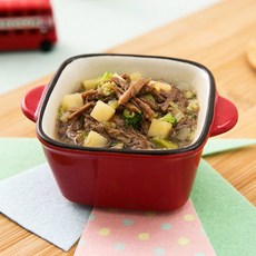비비드푸드 A08 소고기 브로콜리 장조림 120g 반찬, 단품