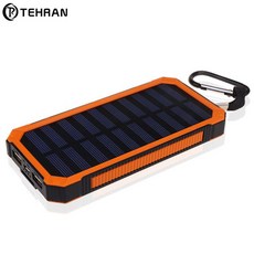 TEHRAN 20000mAh 태양열 보조배터리 태양광 충전, GT131 태란 보조배터리 그린